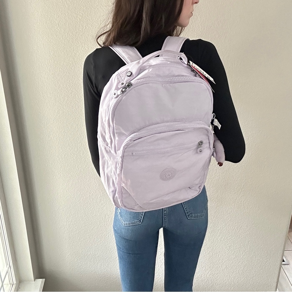 New Kipling Lavender Backpack - Picture 1 of 1